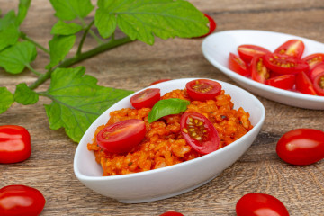 Veganes Tomatenrisotto